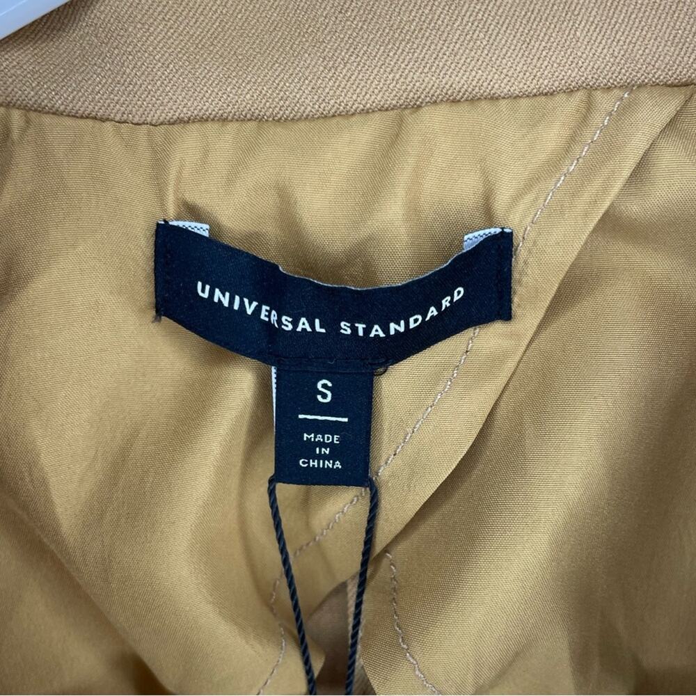 NWT New Universal Standard French 75 Blazer in Iced Coffee Tan Size 14-16 - Picture 4 of 7